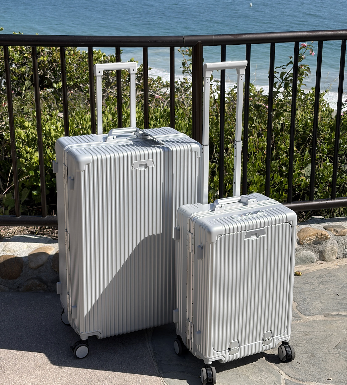 NOBL All-in-One Carry-On in use
