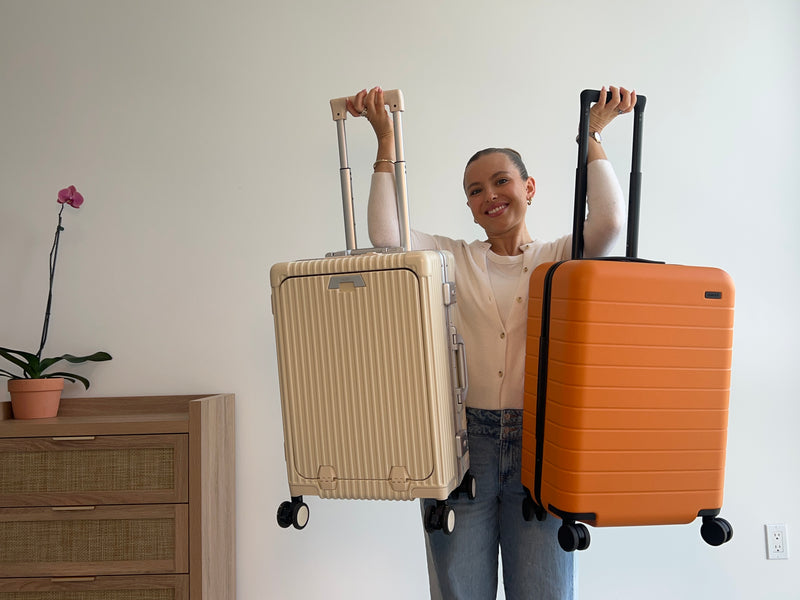 Nobl Travel Carry-on luggage comparison with Away