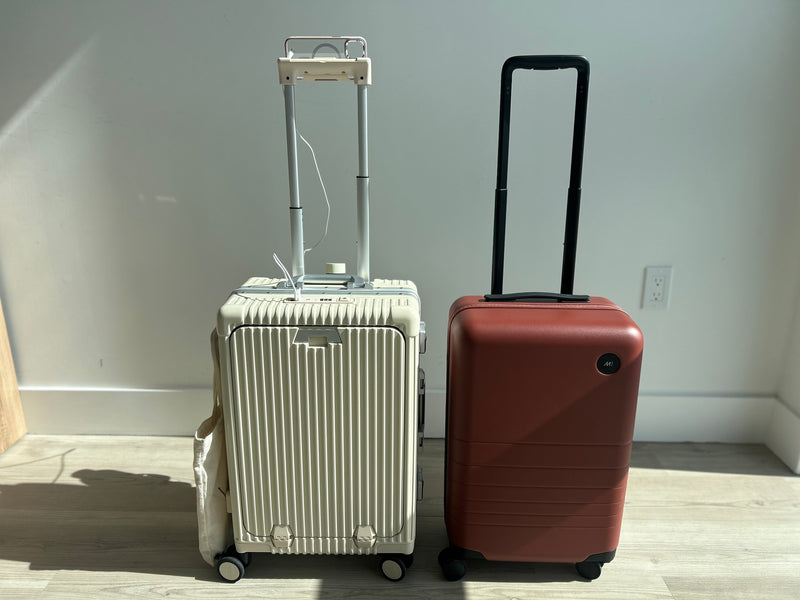 Nobl Travel Carry-on All in one Luggage vs Monos Luggage